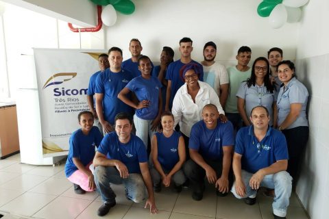 SIPAT na empresa Ponto Azul Plástico tem apoio do Sicomércio