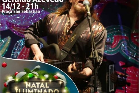 Sicomércio promove show com cantor pernambucano Geraldo Azevedo no aniversário de Três Rios