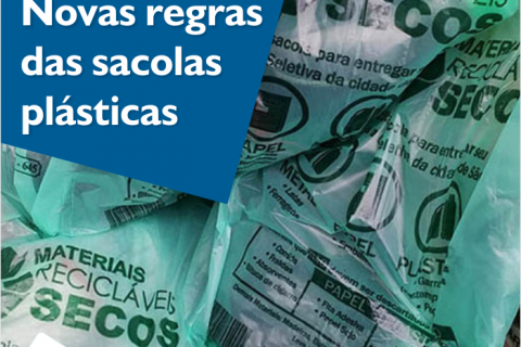 Publicada as novas regras das sacolas plásticas distribuídas pelos estabelecimentos comerciais