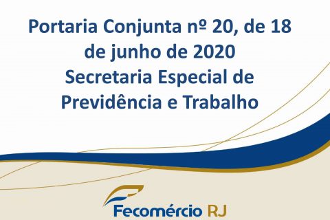 Portaria Conjunta do Ministério da Economia estabelece medidas de prevenção ao COVID 19