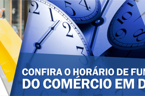 Horário de funcionamento do comércio em dezembro