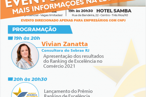 Sicomércio e Sebrae comunicam cancelamento do Varejo em Foco