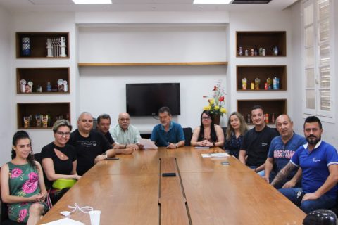 Diretoria do Sicomércio participa de reunião na prefeitura de Três Rios