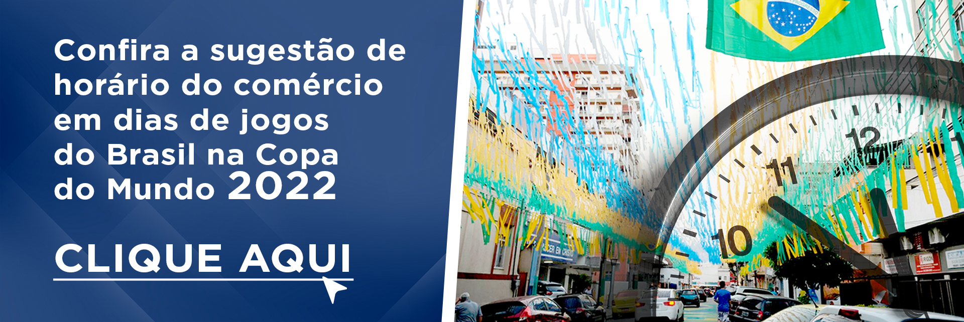 Copa do Mundo: Comércio atende em horário especial nos jogos do Brasil