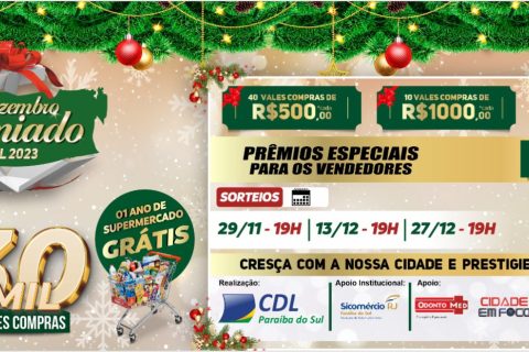 DEZEMBRO PREMIADO 2023 em Paraíba do Sul