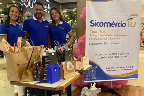 Sicomércio Três Rios, CDL Mulher e Shopping Américo Silva comemoram sucesso da Semana da Mulher