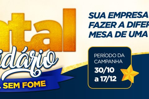Campanha Natal Solidário é Natal sem Fome 2026 do Sicomércio Empresarial de Três Rios